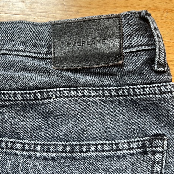 Everlane Women's Straight Leg Jeans - Dark Gray - Picture 6 of 6